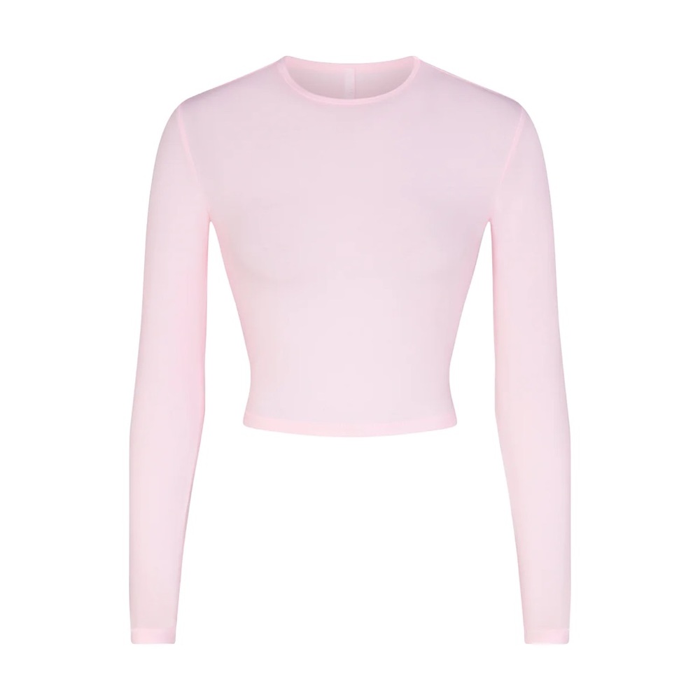 Skims New Vintage Cropped Long Sleeve T-shirt